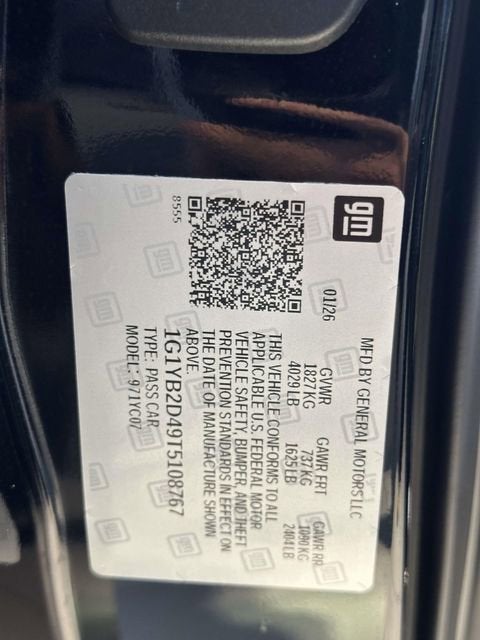 2026 Chevrolet Corvette Stingray 2LT