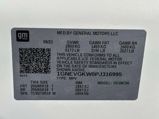 2023 Chevrolet Traverse LT Cloth