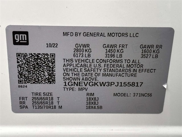 2023 Chevrolet Traverse LT Cloth