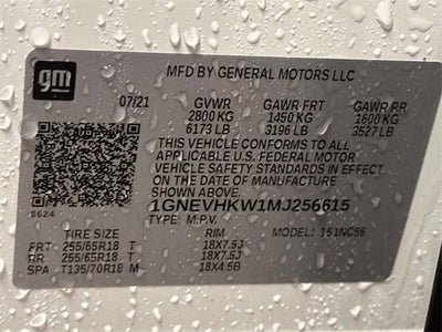 2021 Chevrolet Traverse LT Leather