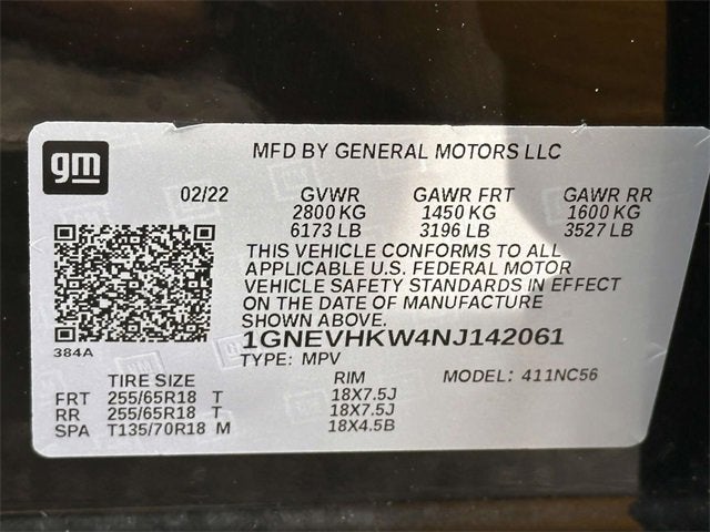 2022 Chevrolet Traverse LT Leather