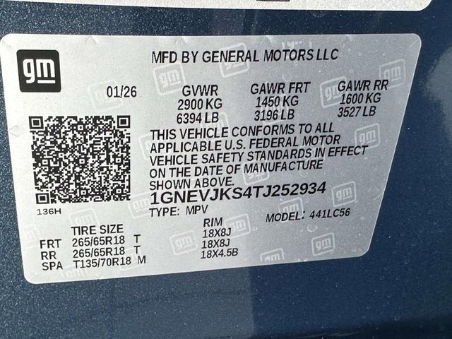 2026 Chevrolet Traverse Z71