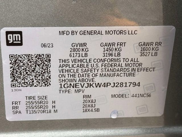 2023 Chevrolet Traverse RS