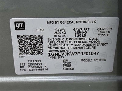 2023 Chevrolet Traverse RS