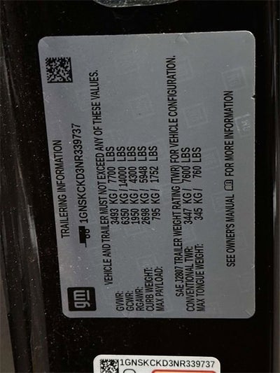 2022 Chevrolet Suburban LT