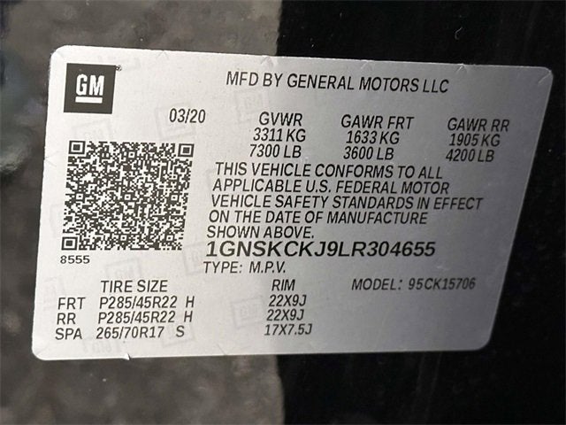 2020 Chevrolet Tahoe Premier