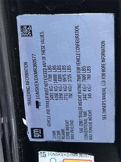 2021 Chevrolet Suburban RST