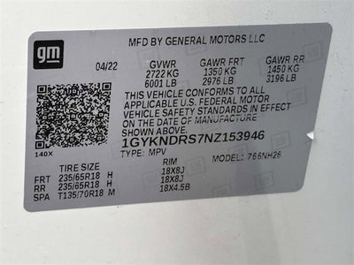 2022 Cadillac XT5 Premium Luxury