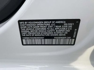 2022 Volkswagen Passat 2.0T R-Line