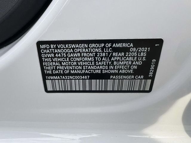 2022 Volkswagen Passat 2.0T R-Line