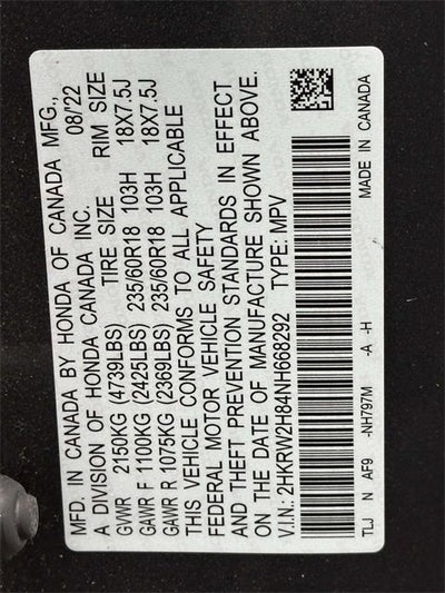 2022 Honda CR-V EX-L