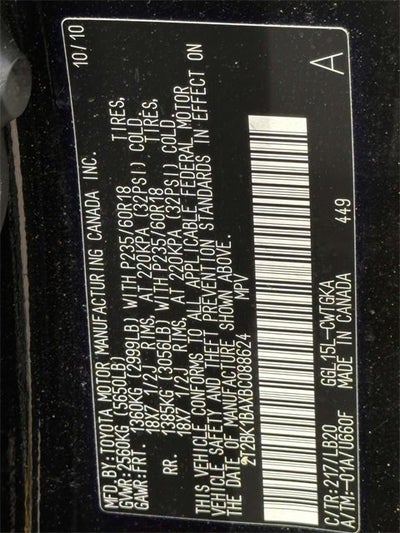 2011 Lexus RX 350 4DR AWD