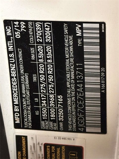 2014 Mercedes-Benz GL-Class GL 450