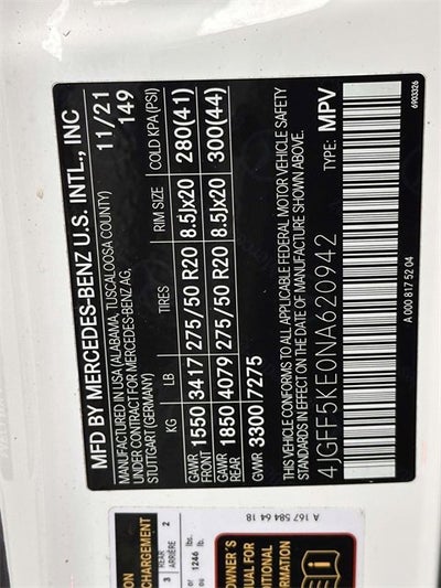 2022 Mercedes-Benz GLS GLS 450