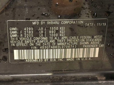 2020 Subaru Impreza 5DR WGN CVT