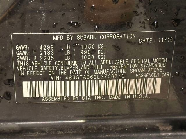 2020 Subaru Impreza 5DR WGN CVT