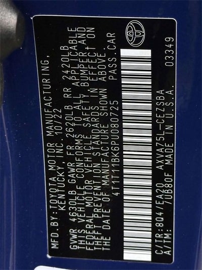 2023 Toyota Camry SE