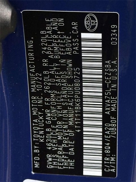 2023 Toyota Camry SE