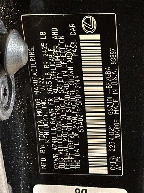 2023 Lexus ES ES 350