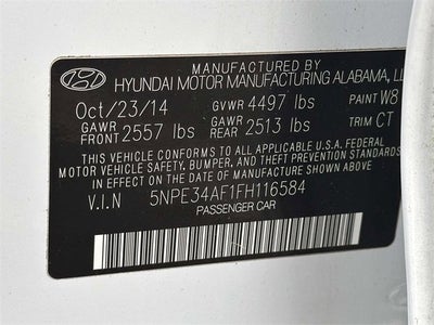 2015 Hyundai Sonata 2.4L Sport