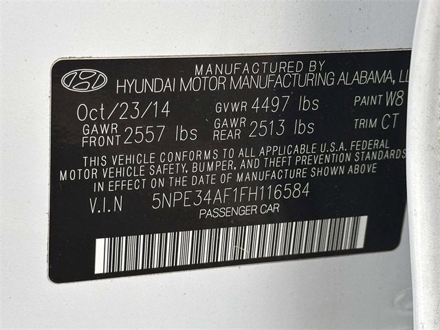 2015 Hyundai Sonata 2.4L Sport