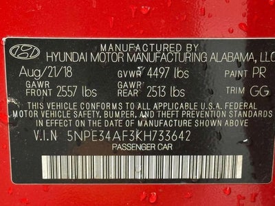 2019 Hyundai Sonata SEL