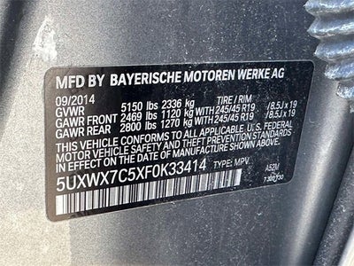 2015 BMW X3 xDrive35i