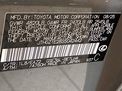 2025 Lexus IS IS 350 F SPORT