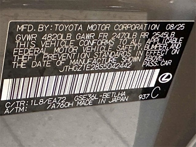 2025 Lexus IS IS 350 F SPORT