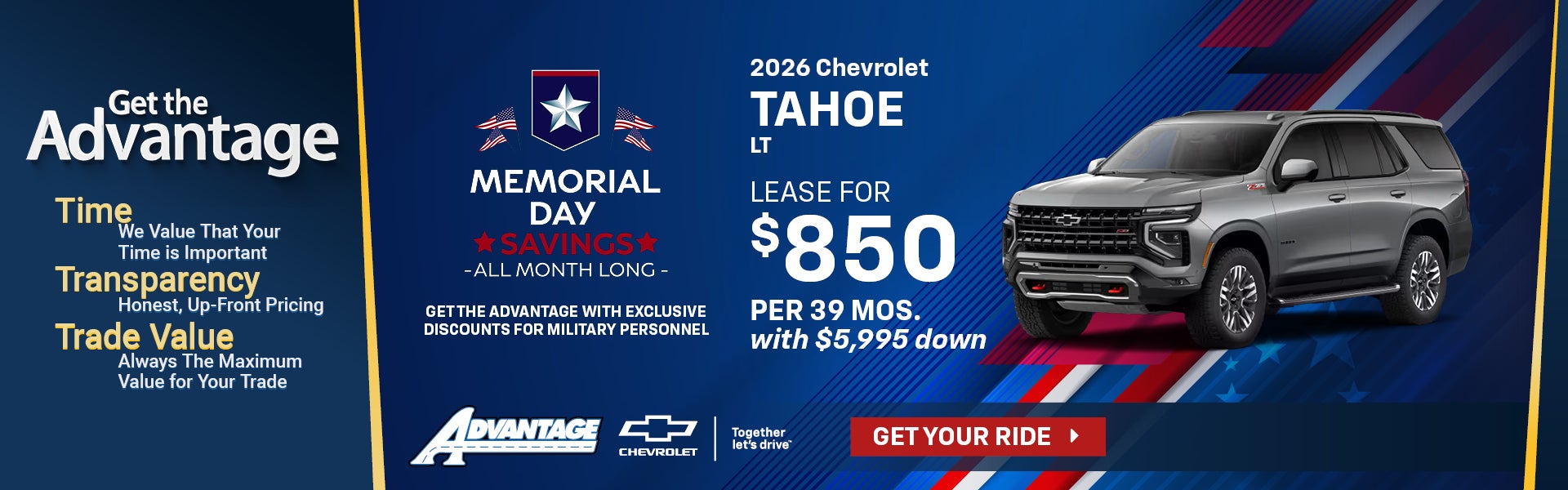 2026 Chevrolet Tahoe LT