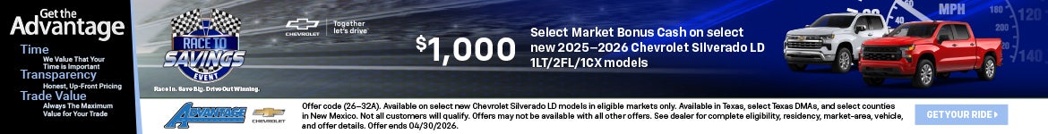 2025 & 2026 Select Market Silverado