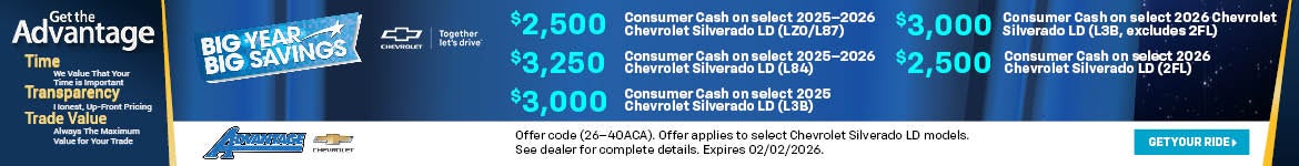 Consumer Cash Silverado