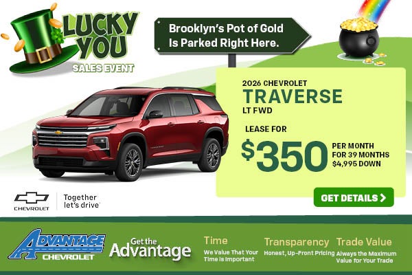 2026 Chevrolet Traverse LT FWD